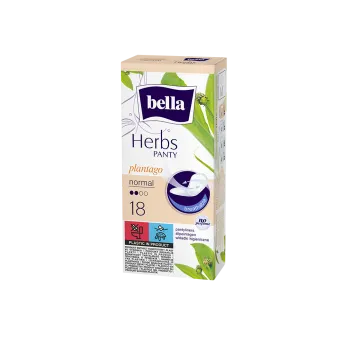 Wkładki Bella Herbs z babką lancetowatą - normal